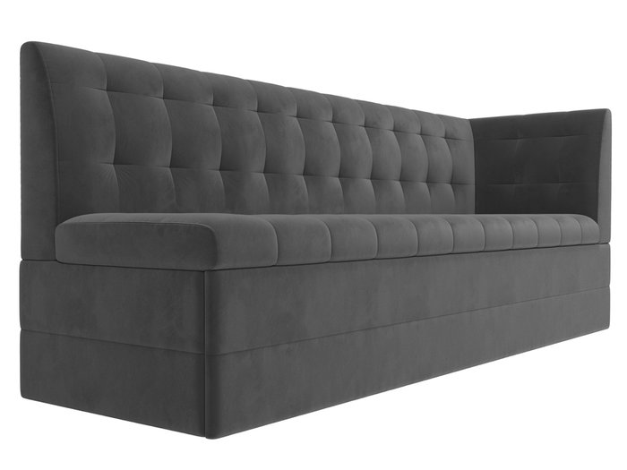 Кухонный диван Бриз серого цвета - лучшие Прямые диваны в INMYROOM