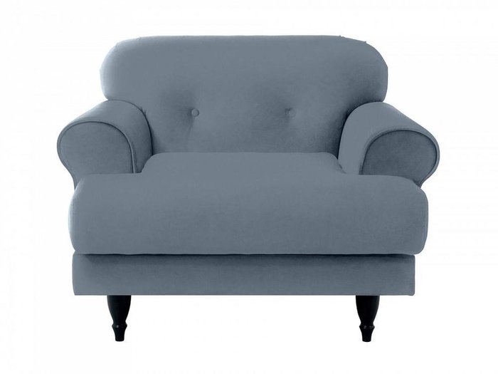Кресло Italia серо-синего цвета