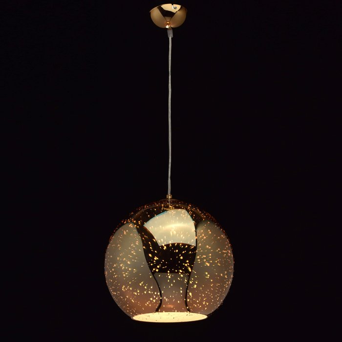 Подвесной светильник Фрайталь золотого цвета
