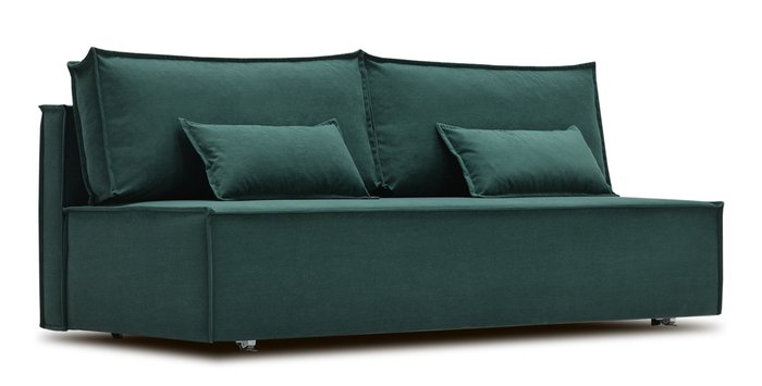 Диван-кровать Фабио темно-зеленого цвета - лучшие Прямые диваны в INMYROOM