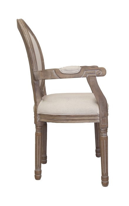 Стул Volker Arm Beige с мягкой обивкой   - купить Обеденные стулья по цене 34200.0