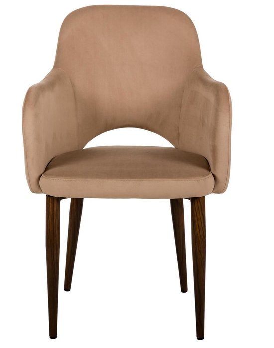Стул-кресло Ledger бежевого цвета