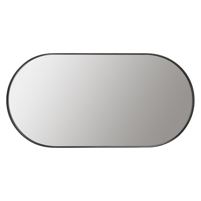 Зеркало настенное Арена в черной раме - лучшие Настенные зеркала в INMYROOM