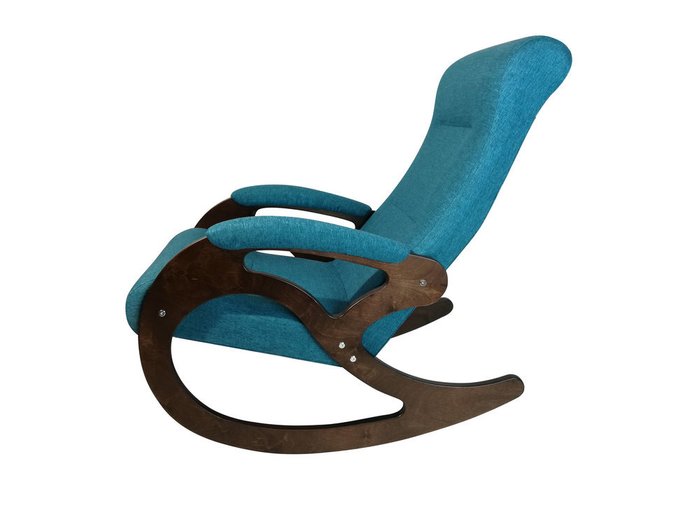 Кресло-качалка Венера светло-синего цвета