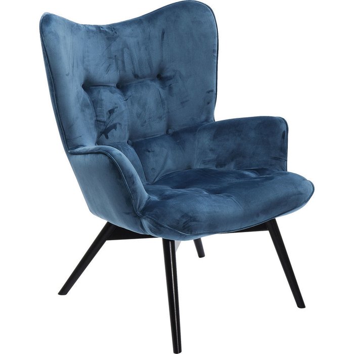 Кресло Vicky синего цвета