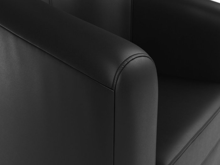 Кресло Норден черного цвета (экокожа)