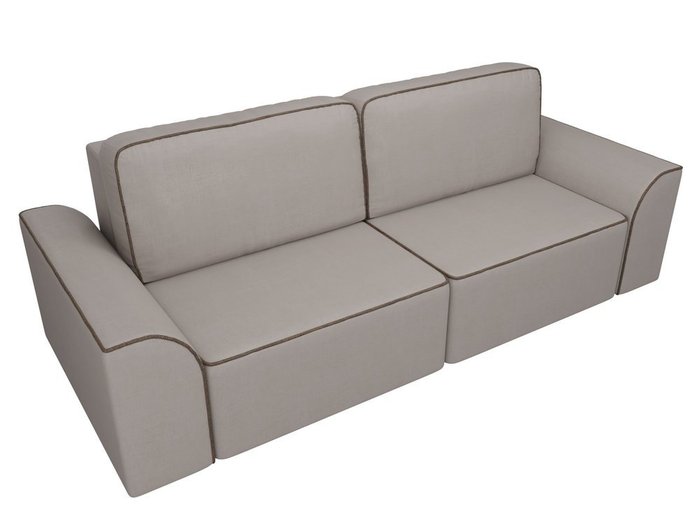 Прямой диван-кровать Вилсон бежевого цвета