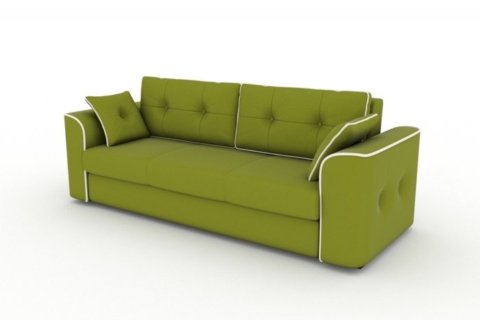 Прямой диван-кровать Narvik зеленого цвета
