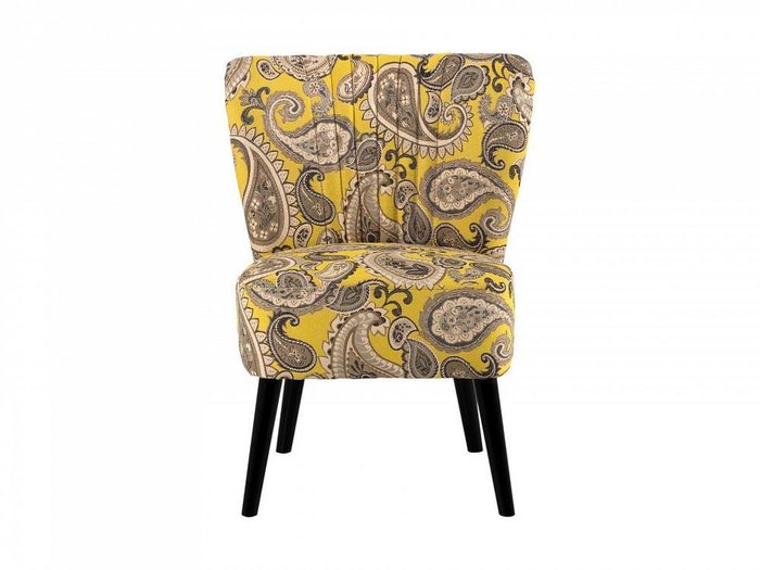 Кресло Barbara бежево-желтого цвета