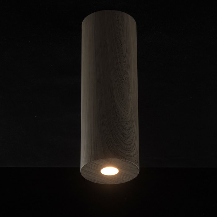 Потолочный светодиодный светильник Иланг с имитацией дерева