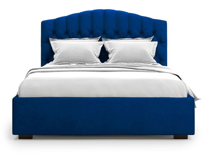 Кровать с подъемным механизмом Lugano 180х200 синего цвета