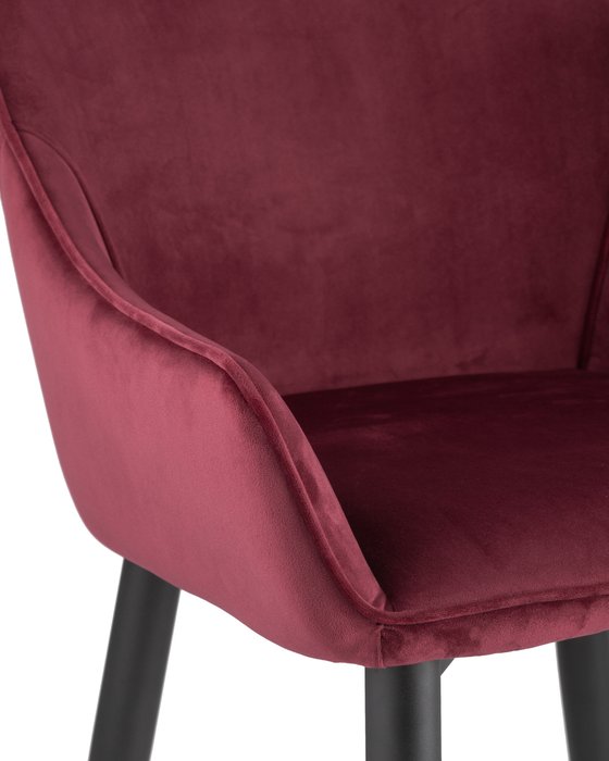 Стул Диана бордового цвета  - купить Обеденные стулья по цене 10990.0