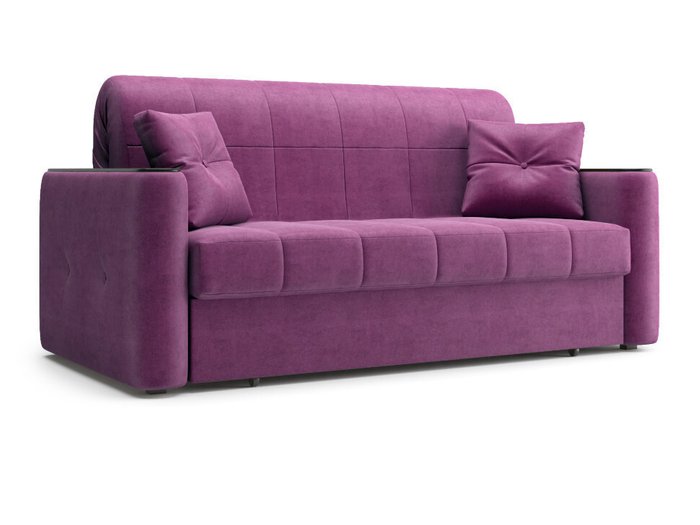 Прямой диван-кровать Ницца фиолетового цвета