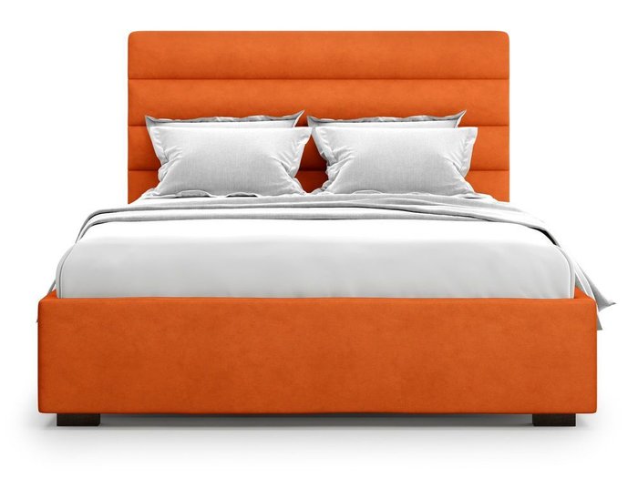 Кровать с подъемным механизмом Tibr 180х200 оранжевого цвета