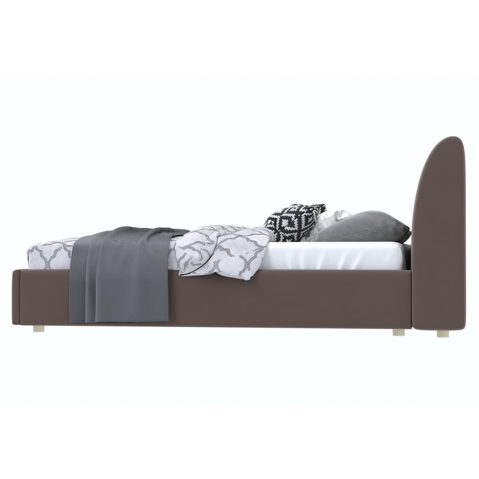 Кровать Бекка 140x200 коричневого цвета