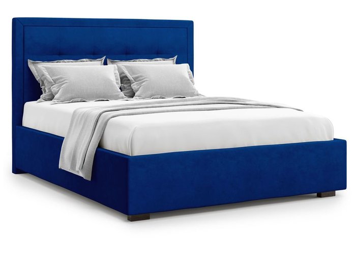 Кровать Komo 160х200 синего цвета