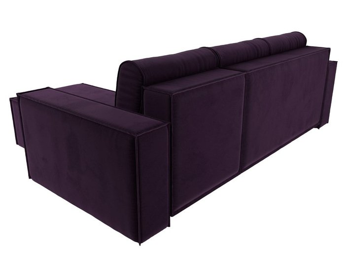 Угловой диван-кровать Куба фиолетового цвета
