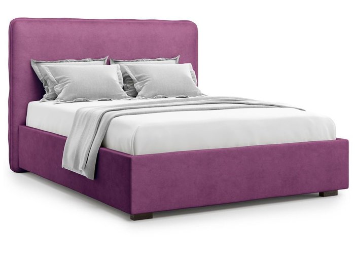 Кровать Brachano 140х200 фиолетового цвета