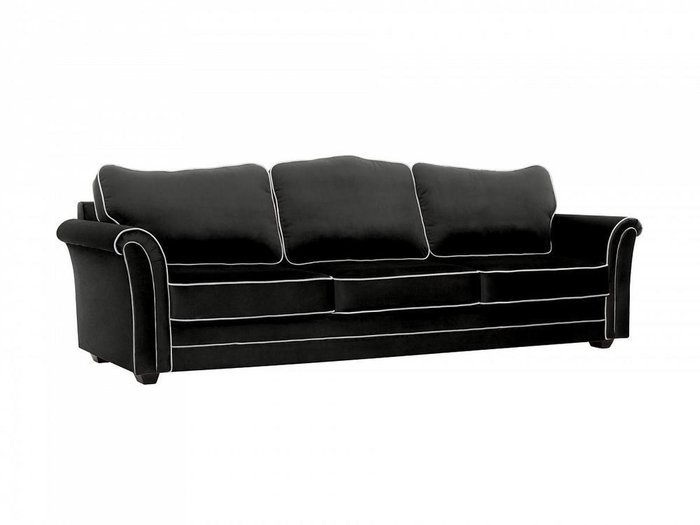 Диван трехместный Sydney черного цвета - купить Прямые диваны по цене 91885.0
