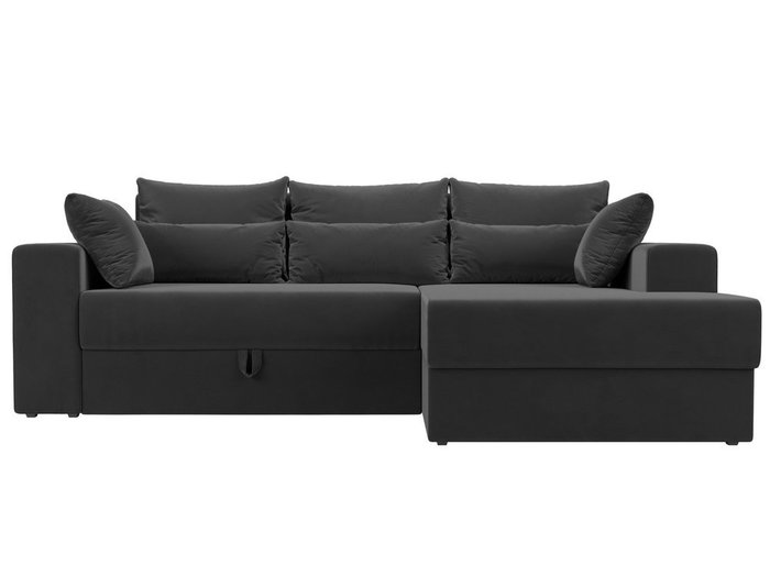 Угловой диван-кровать Мэдисон серого цвета - купить Угловые диваны по цене 41990.0