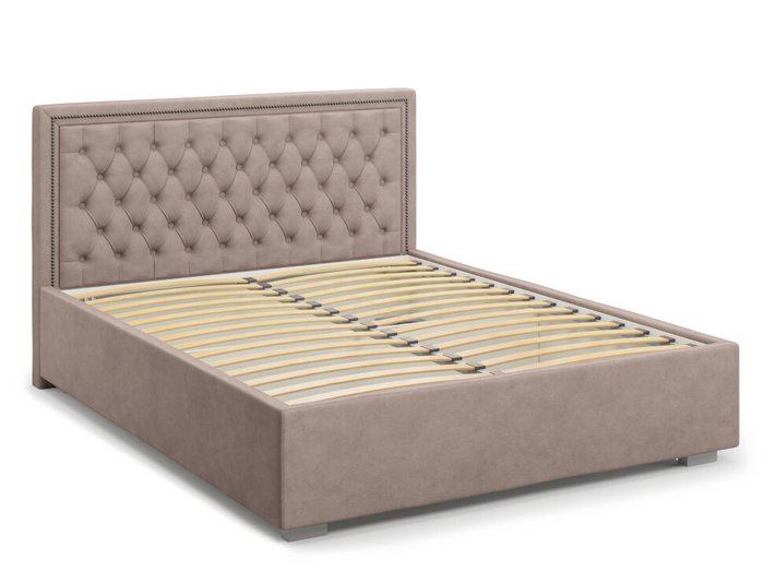 Кровать Orto без подъемного механизма 180х200 коричневого цвета