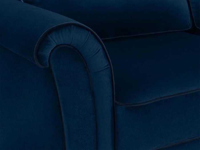 Диван трехместный Sydney темно-синего цвета - лучшие Прямые диваны в INMYROOM