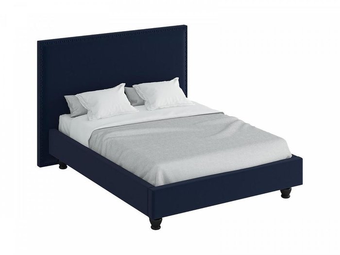 Кровать Blues темно-синего цвета 160x200