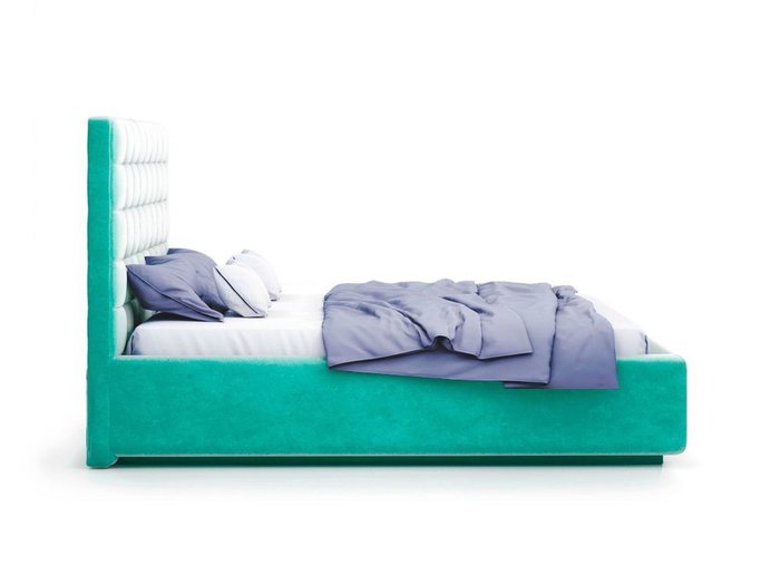 Кровать Vita мятного цвета с ортопедическим основанием 180х200