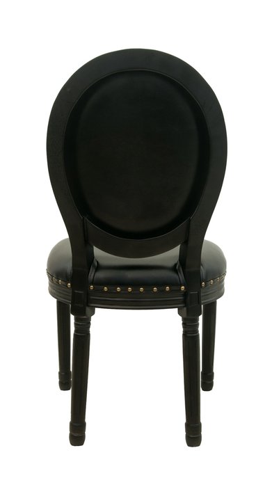 Стул Volker Button Black с мягкой обивкой - лучшие Обеденные стулья в INMYROOM