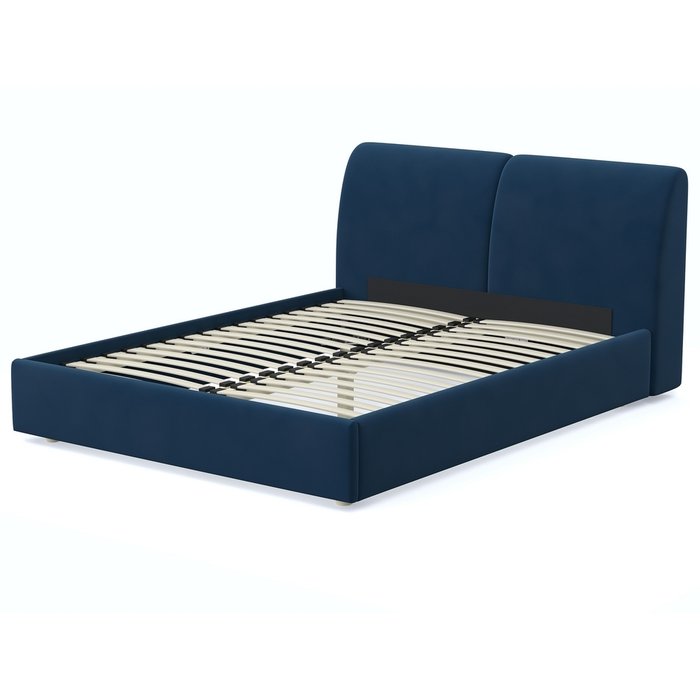 Кровать Бекка 120x200 синего цвета