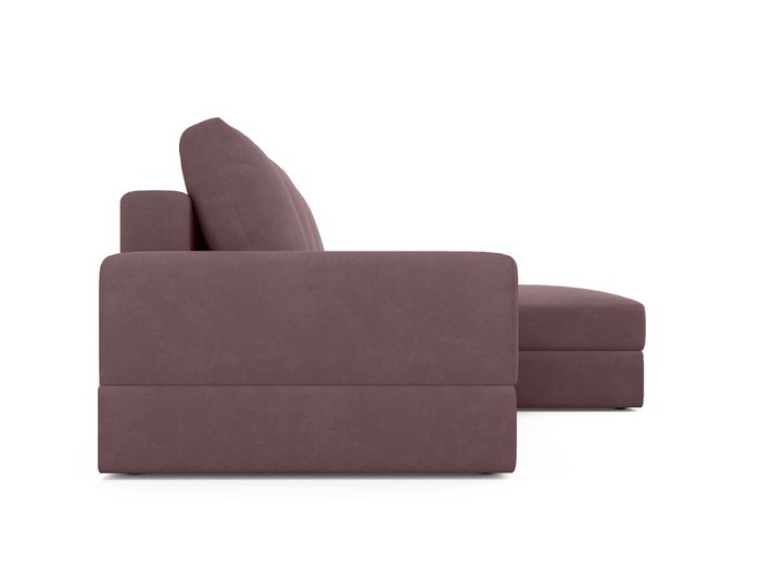 Угловой диван-кровать Elke темно-розового цвета  - лучшие Угловые диваны в INMYROOM
