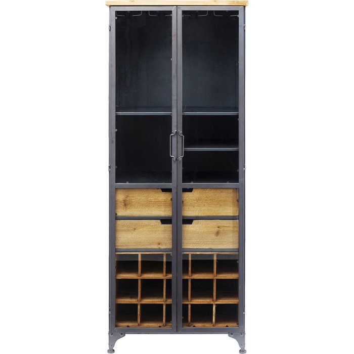 Шкаф-витрина Refugio с двумя дверцами 