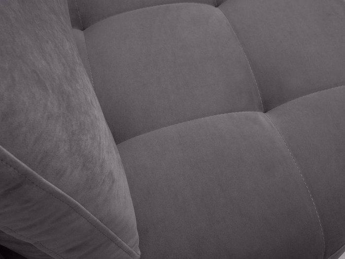 Кресло Wing Round серого цвета