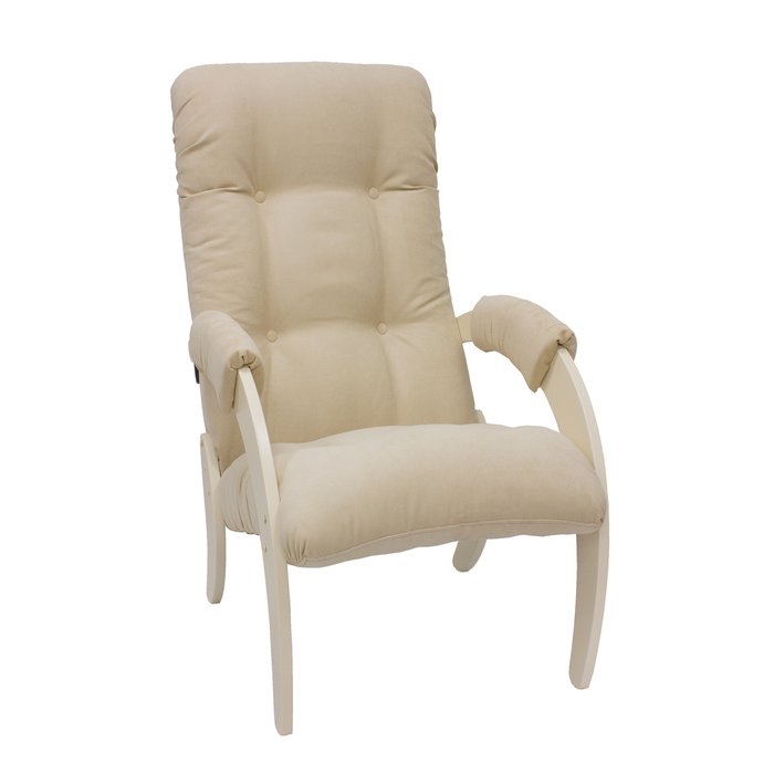 Кресло для отдыха Модель 61 с обивкой VeronaVanilla