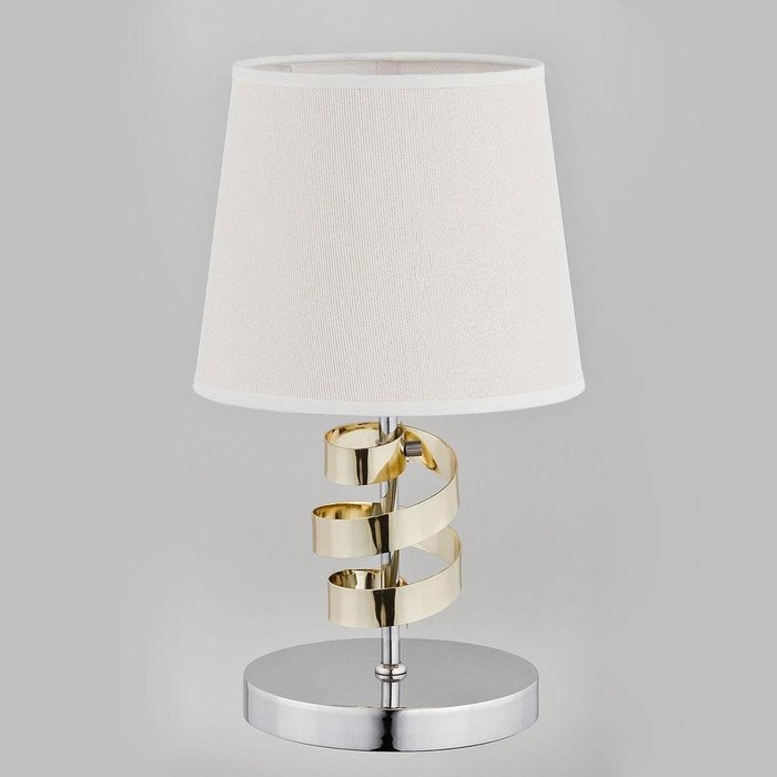 Настольная лампа Sandra с бежевым абажуром