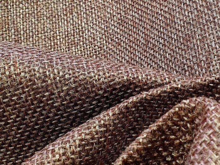 Угловой диван-кровать Карнелла коричнево-бежевого цвета (ткань/экокожа)