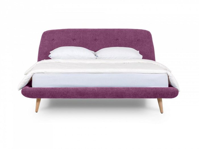 Кровать Loa розового цвета 160x200