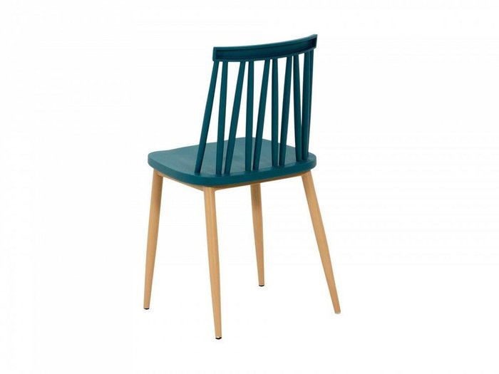 Стул Zig Zag сине-зеленого цвета - лучшие Обеденные стулья в INMYROOM