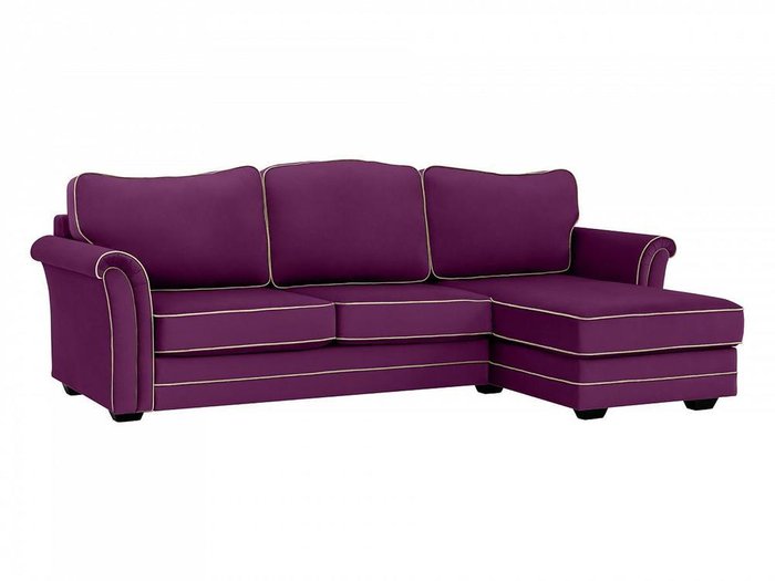 Угловой диван-кровать Sydney пурпурного цвета 