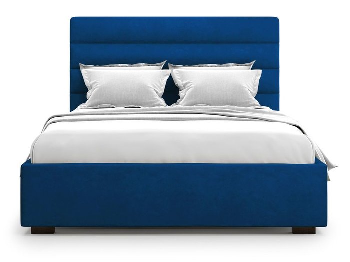 Кровать с подъемным механизмом Karezza 160х200 синего цвета