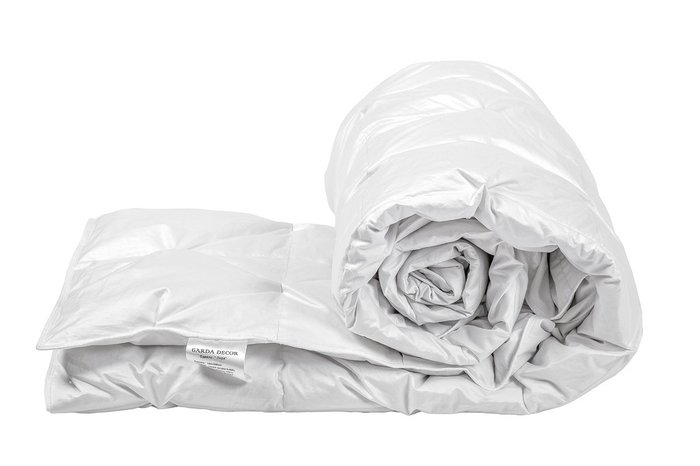 Одеяло Лира 140х205 белого цвета 