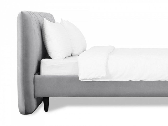 Кровать Queen Anastasia L 160х200 серого цвета