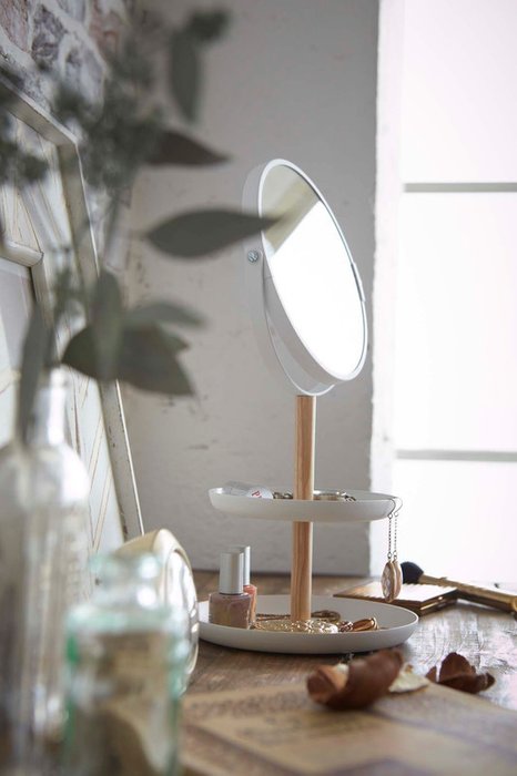 Настольное зеркало Tosca с подставкой для украшений - лучшие Настольные зеркала в INMYROOM