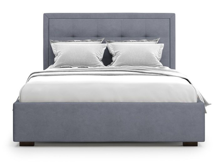 Кровать Komo 180х200 серого цвета