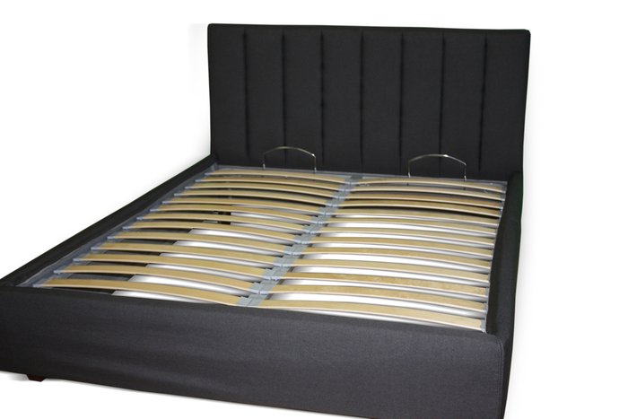 Кровать Клэр 180х200 черного цвета - купить Кровати для спальни по цене 80640.0