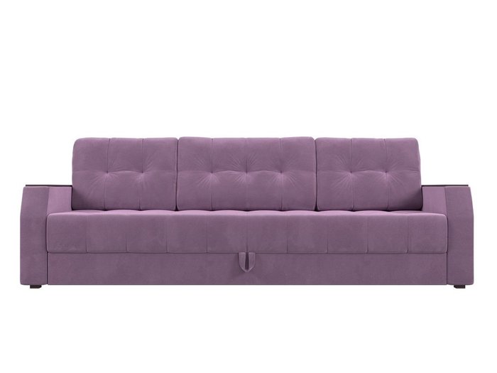 Прямой диван-кровать Атлантида сиреневого цвета