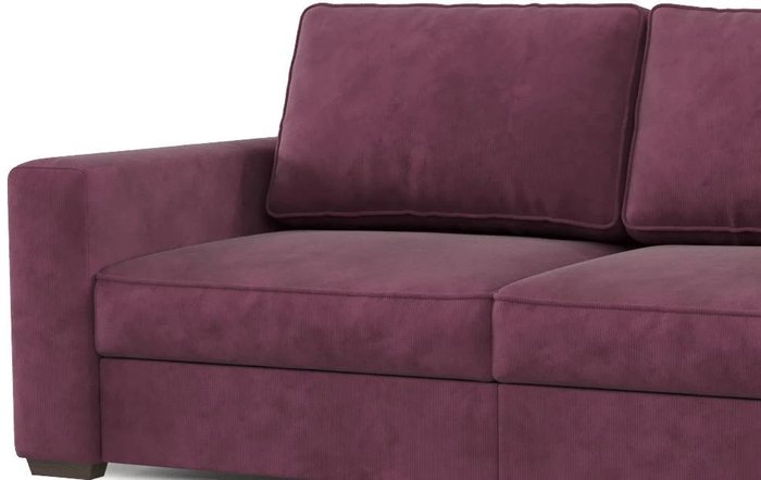 Диван-кровать Hallstatt Velutto фиолетового цвета  - лучшие Прямые диваны в INMYROOM