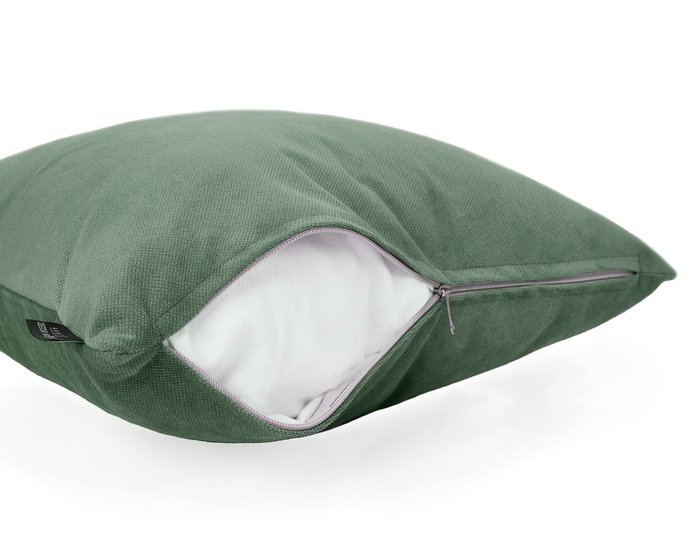Декоративная подушка Amigo Green зеленого цвета - купить Декоративные подушки по цене 945.0