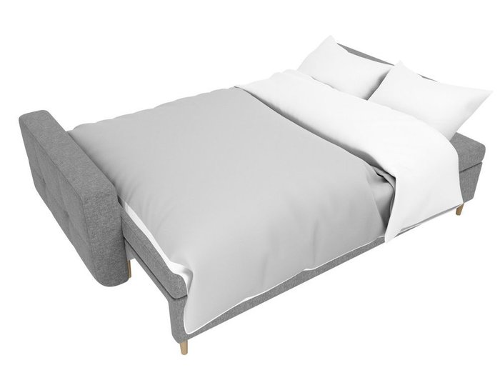 Прямой диван-кровать Кэдмон серого цвета