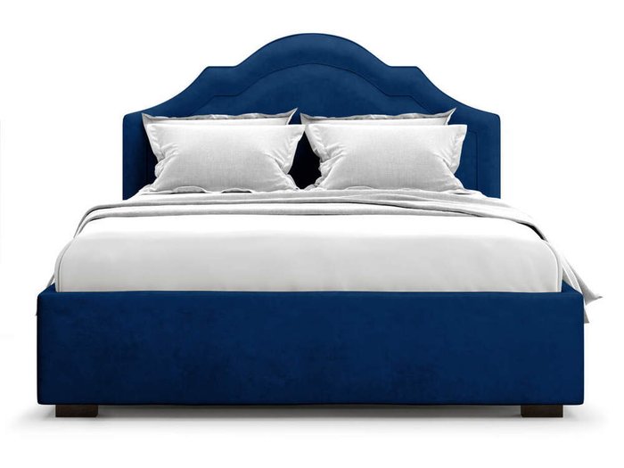 Кровать Madzore без подъемного механизма 140х200 синего цвета